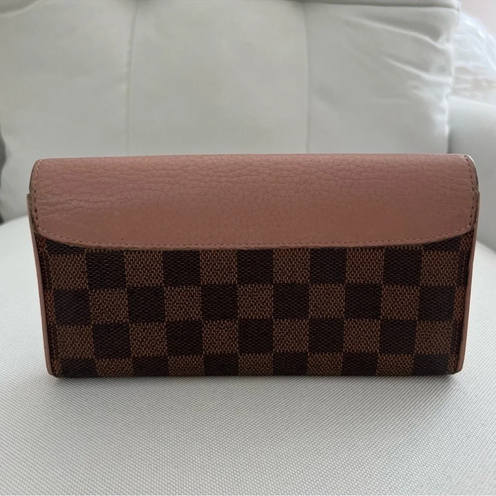 Authentic Louis Vuitton Damier Ebene Normandy Emilie Wallet - Picture 3 of 9